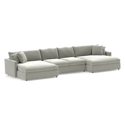3-Piece Double Chaise Sectional Sofa