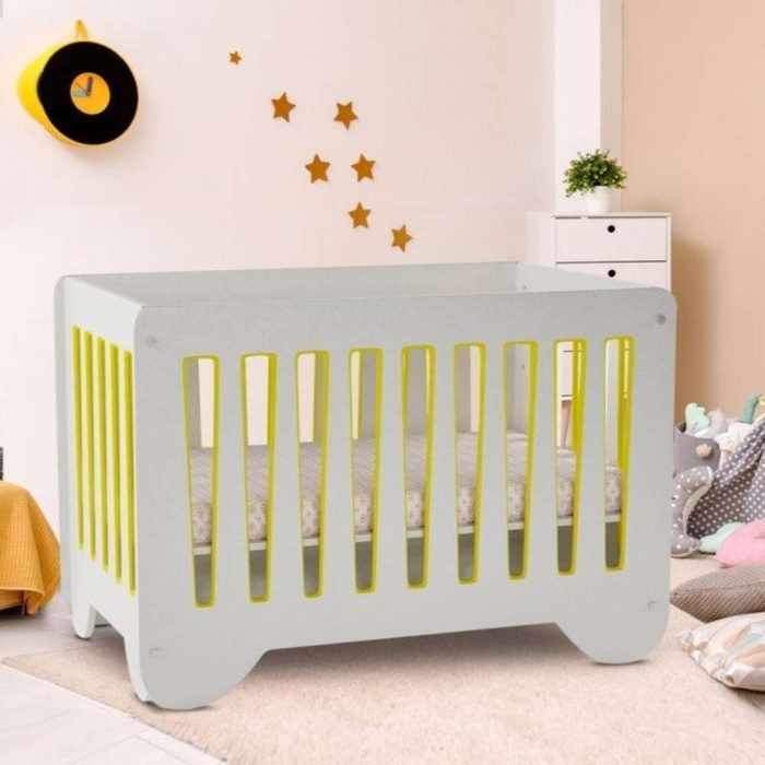 Fatima furniture manufacturers Crib Side Railing in Yellow colour
