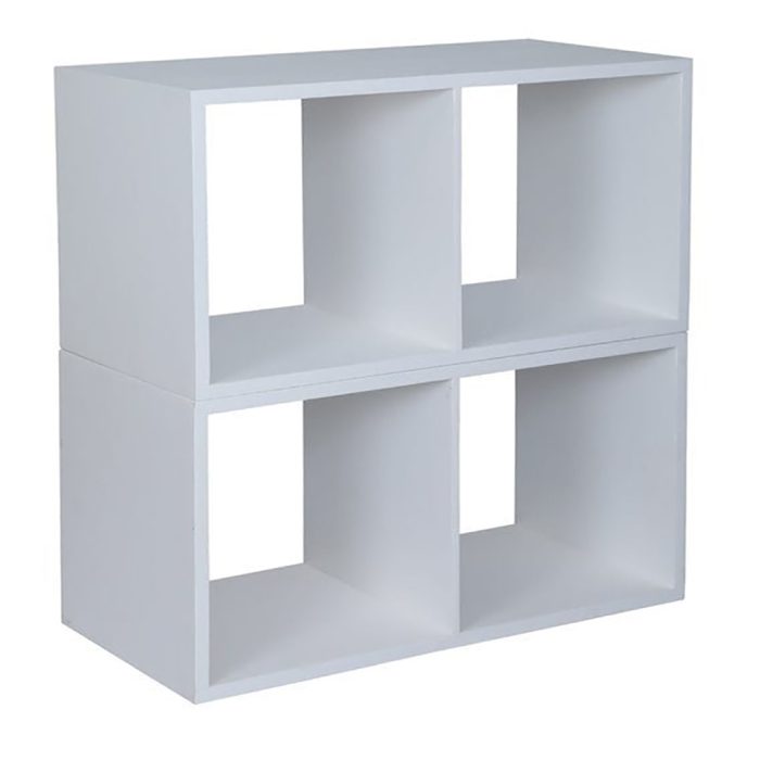 Box Storage Cabinets in White