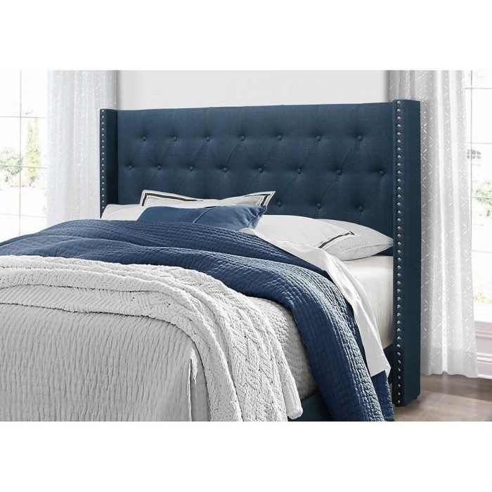Brady Upholstered Wingback Panel Bed