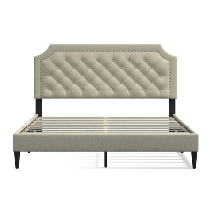 Buy Buckhaven Tufted Upholstered Low Profile Platform Bed