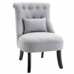 Button Tufted Chair with Cushion