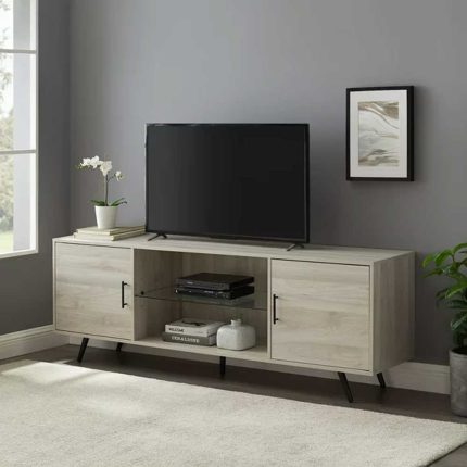 Carrington Mid-Century Modern TV Console - Fatima Furniture