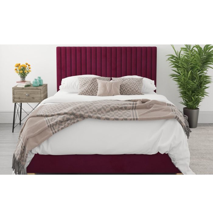 Channel Vertical Tufted Upholstered Bed