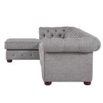 Chesterfield 4-Seat Sofa and Chaise