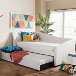 Contemporary Faux Leather Daybed with Trundle