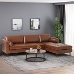 Contemporary Tufted Upholstered Chaise Sectional