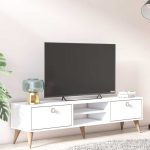 Contemporary tv unit with drawers