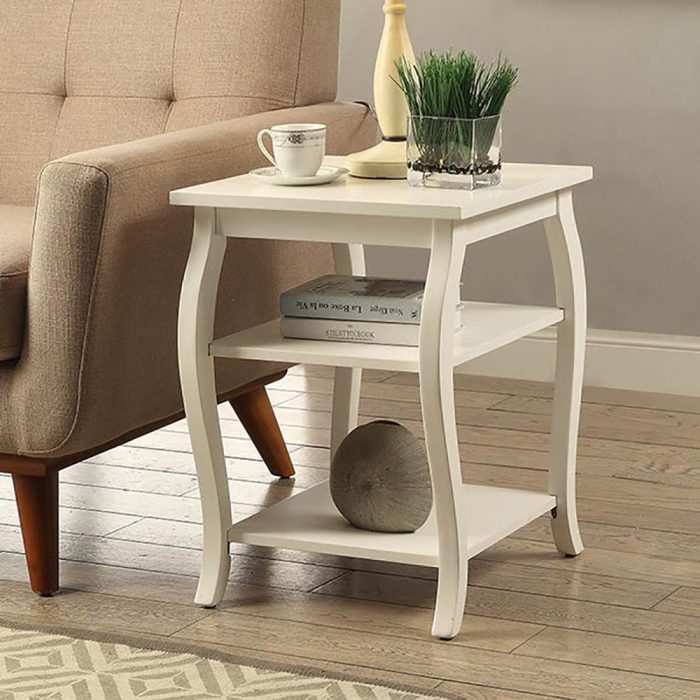 Curved Legs End Table