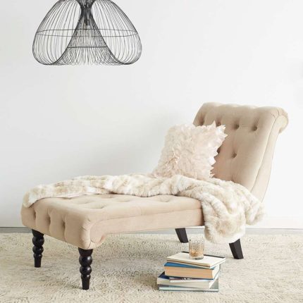 Curves Tufted Chaise Lounge