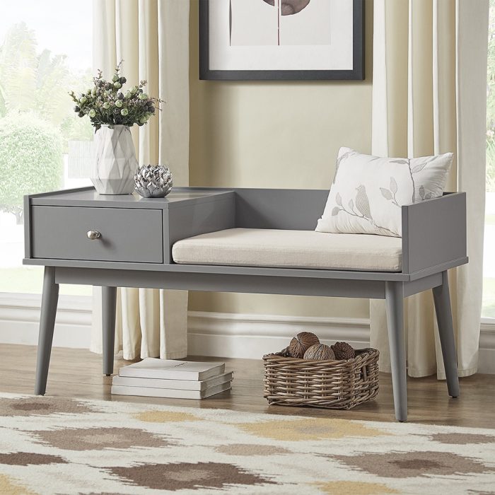 Cushioned Entryway Bench