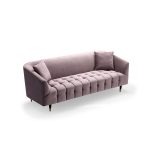 Dagenham Velvet Round Arm Sofa