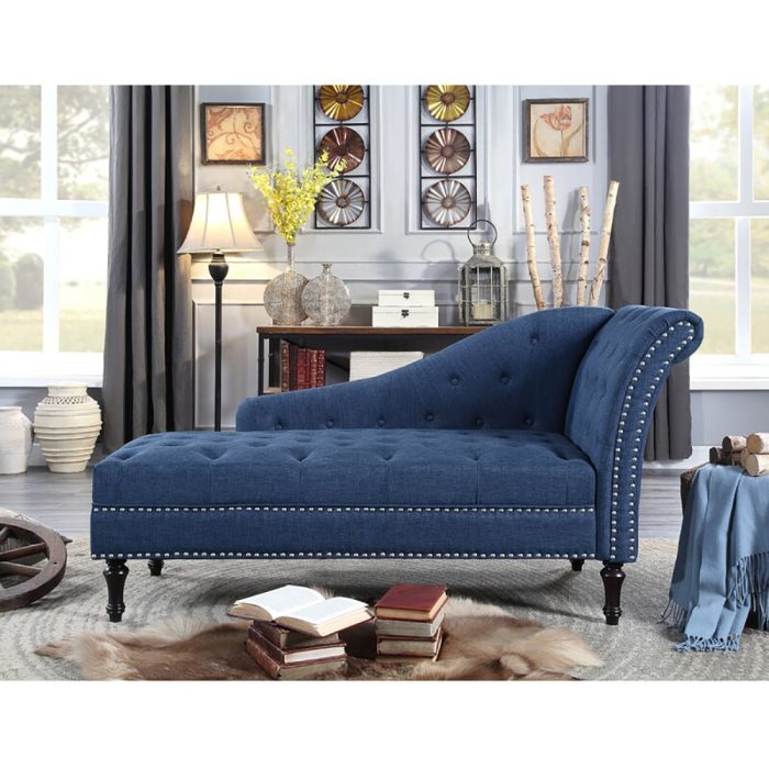 Deedee Tufted One Right Arm Chaise Lounge