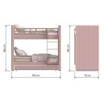 Double Mattress with Trundle Bunk Bed