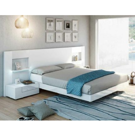 Elida White Bed Frame