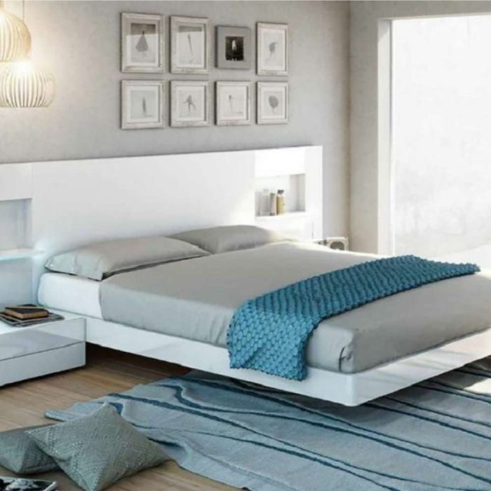 Elida White Bed Frame