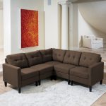 Emmie Mid-century Modern 5-piece Sectional Sofa Set