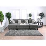 Fabric Modular 5pcs Sectional Sofa Bed