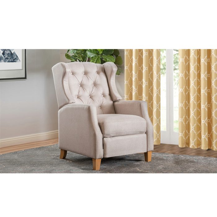 Fabric Tufted Club Chair