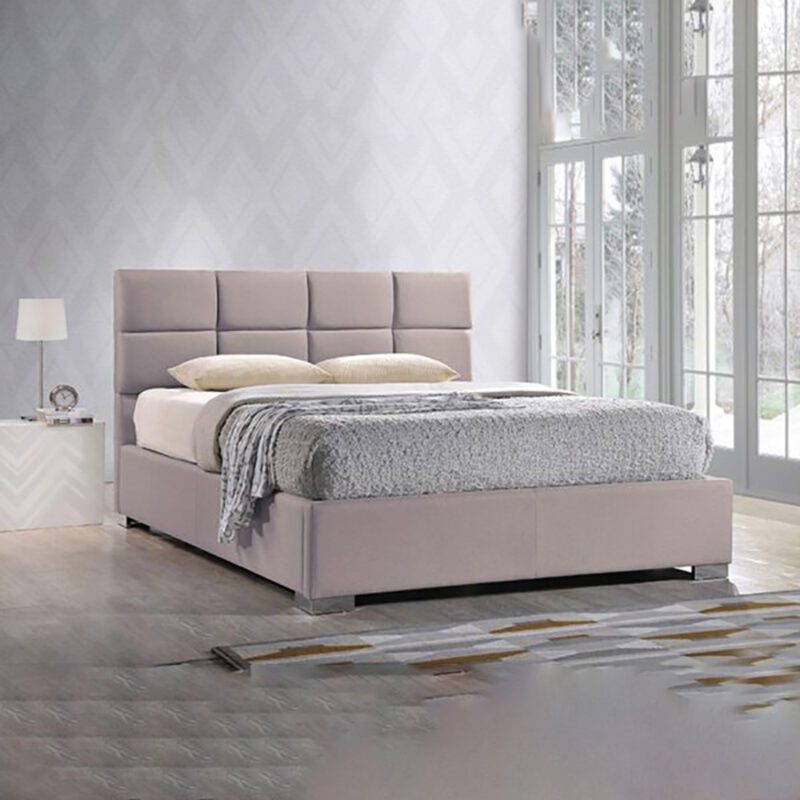 Modern Fully Tufted Curved Bed - Fatima Furniture