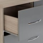 Fatima Grey 5 Drawer Compact Wardrobe