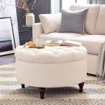 Fatima Tufted Round Storage Ottoman