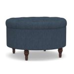 Fatima Tufted Round Storage Ottoman