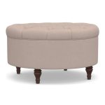 Fatima Tufted Round Storage Ottoman