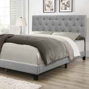 Modern Fully Tufted Curved Bed - Fatima Furniture