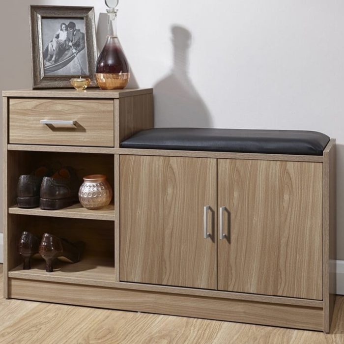 Hallway Shoe Bench with Storage