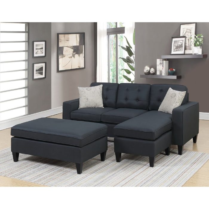 Howa Wide Sectional with Ottoman