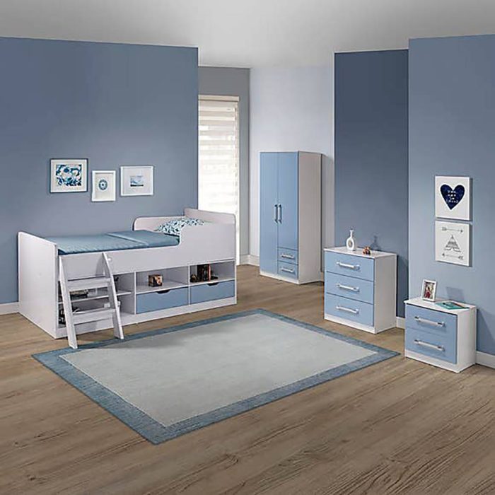 Jasper Blue Bedroom Set