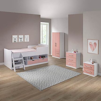Jasper Pink Bedroom Set
