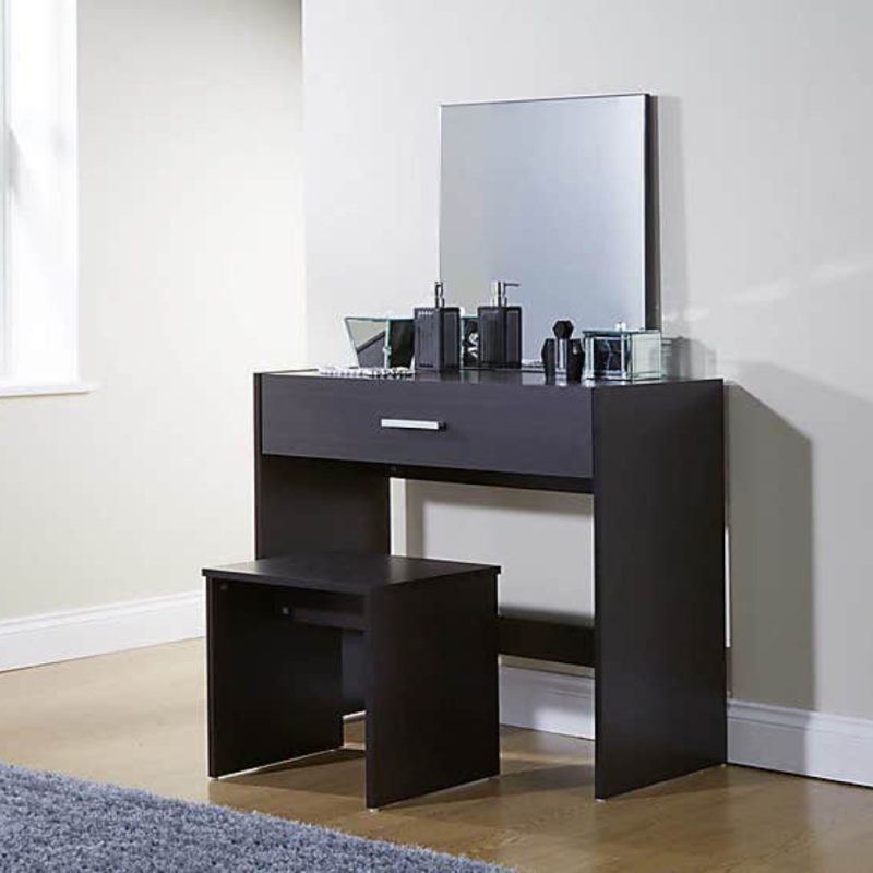 Julia Black Dressing Table Set