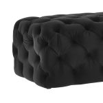 Jumbo Velvet Deep-tufted Ottoman