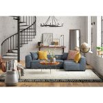 L shaped Sectional sofa with ottoman – Fatima Furniture