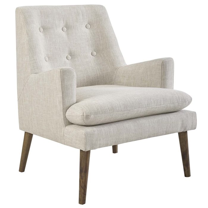 Leisure Upholstered Lounge Chair in Beige