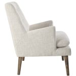 Leisure Upholstered Lounge Chair in Beige