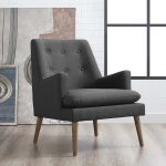 Leisure Upholstered Lounge Chair in Beige