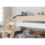 Lilly Single Bunk Bed with Drawers and Shelves