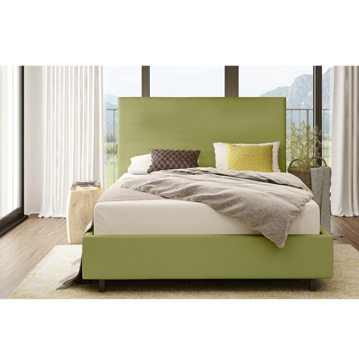 Linen Upholstered Padded Bed