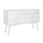 Lyla 6 Drawer Dresser in White