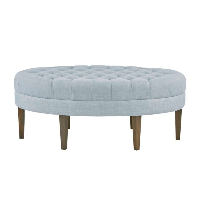 Madison Park Chase Surfboard Tufted Ottoman