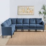 Mahra 7-piece Fabric Sectional Sofa Set
