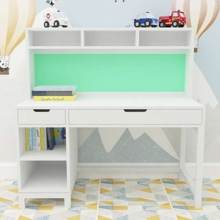 Mayfield Study Table in White