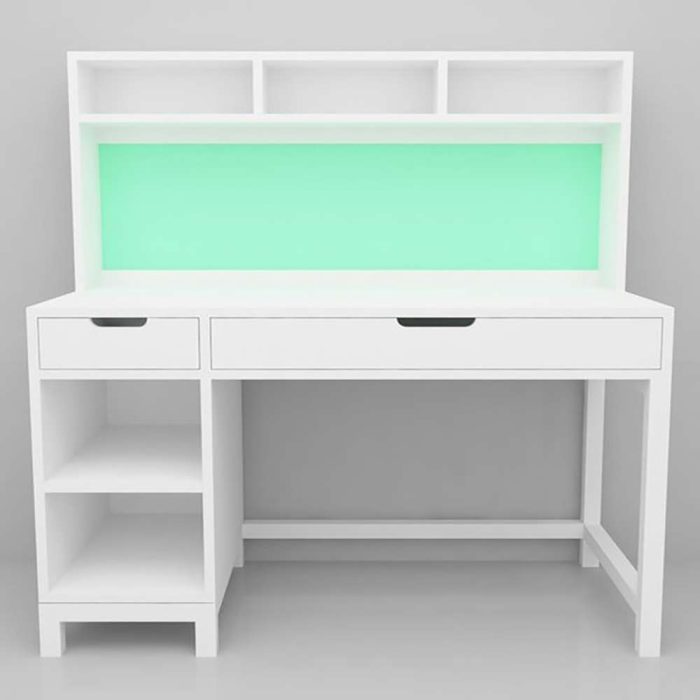 Mayfield Study Table in White