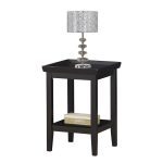 Mecci End Table with 2 Shelves