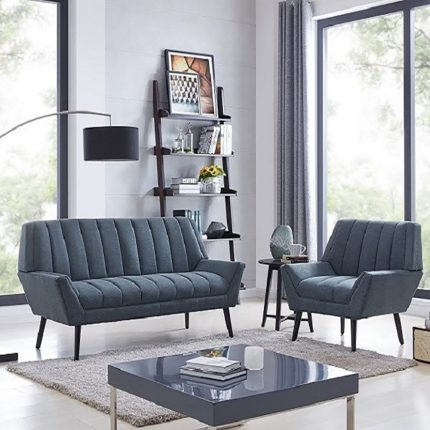 Mid-Century Modern Sofa and ArmChair Set