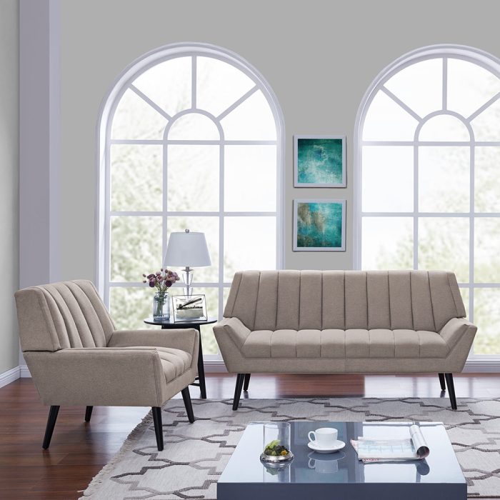 Mid-Century Modern Sofa and ArmChair Set