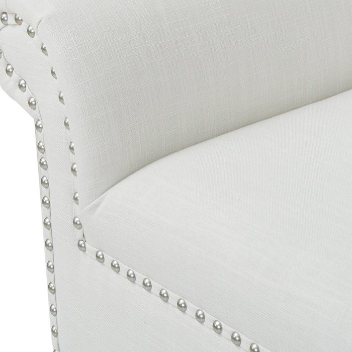 Milan Roll Arm Entryway Lounge Accent Bench